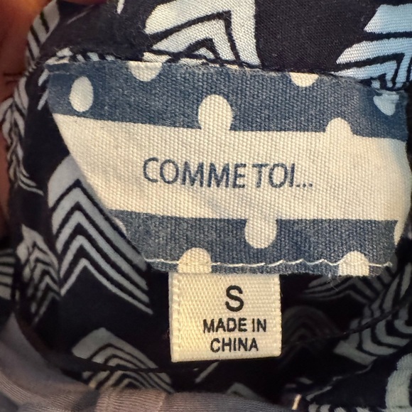 Anthropologie Comme Toi Chic Blouse- US Small 💙 - Picture 7 of 14